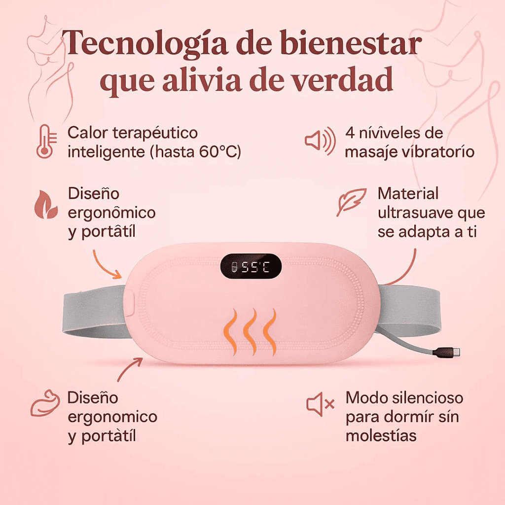 FemiWarm - Cinturon Térmico Para Cólicos Menstruales